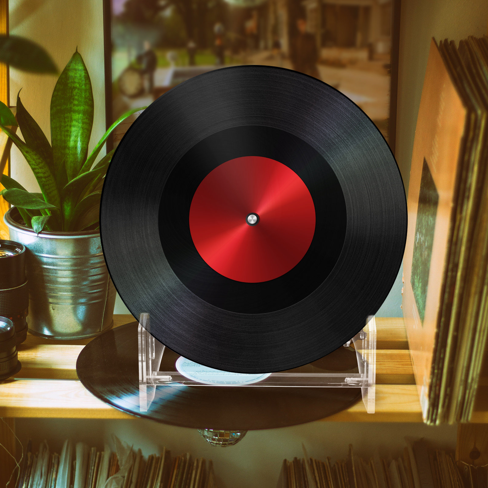 Acrylic Vinyl Record Display R - огляд і ціна Magazines