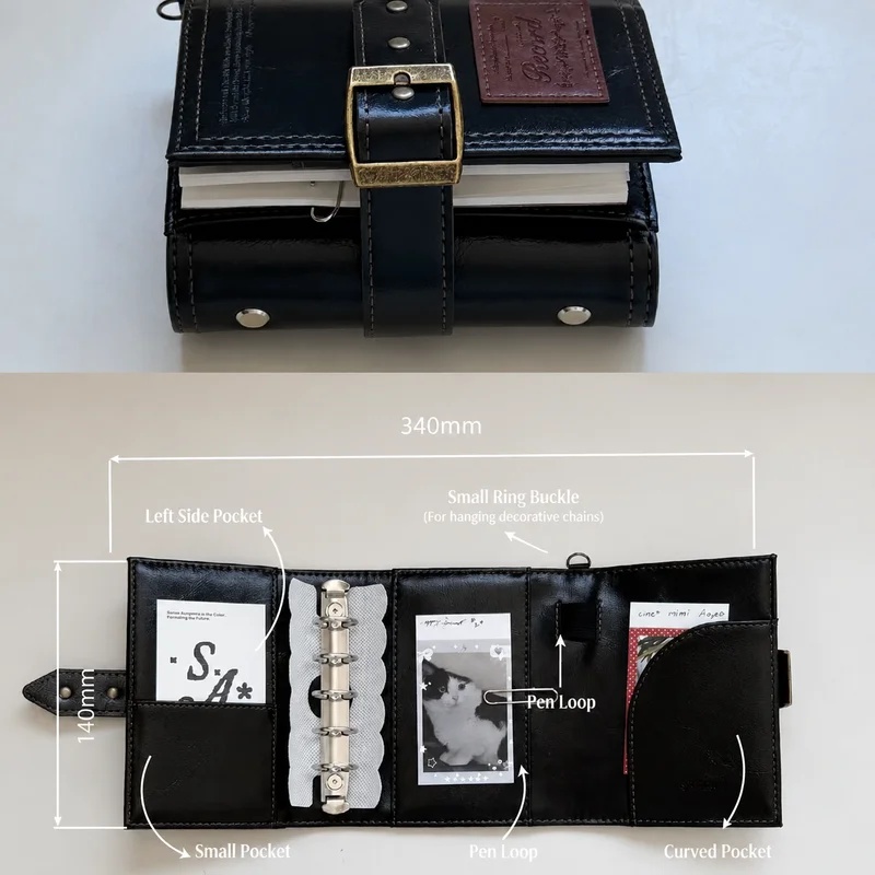 M5 Tri-Fold Leather Vintage Jo - огляд і ціна Vintage Leather Journal Notebook