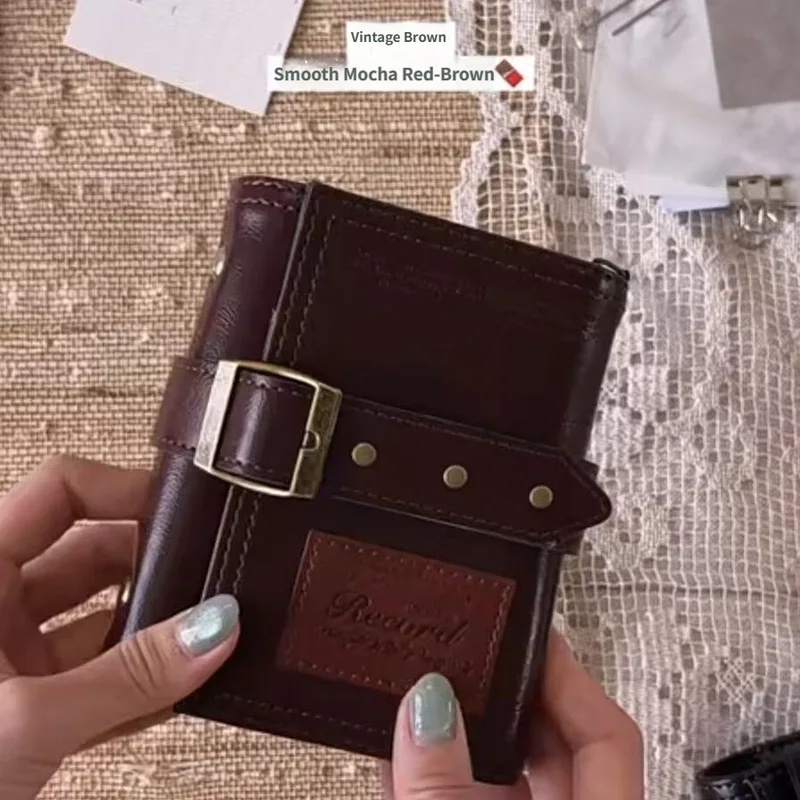 M5 Tri-Fold Leather Vintage Jo - огляд і ціна Vintage Leather Journal Notebook