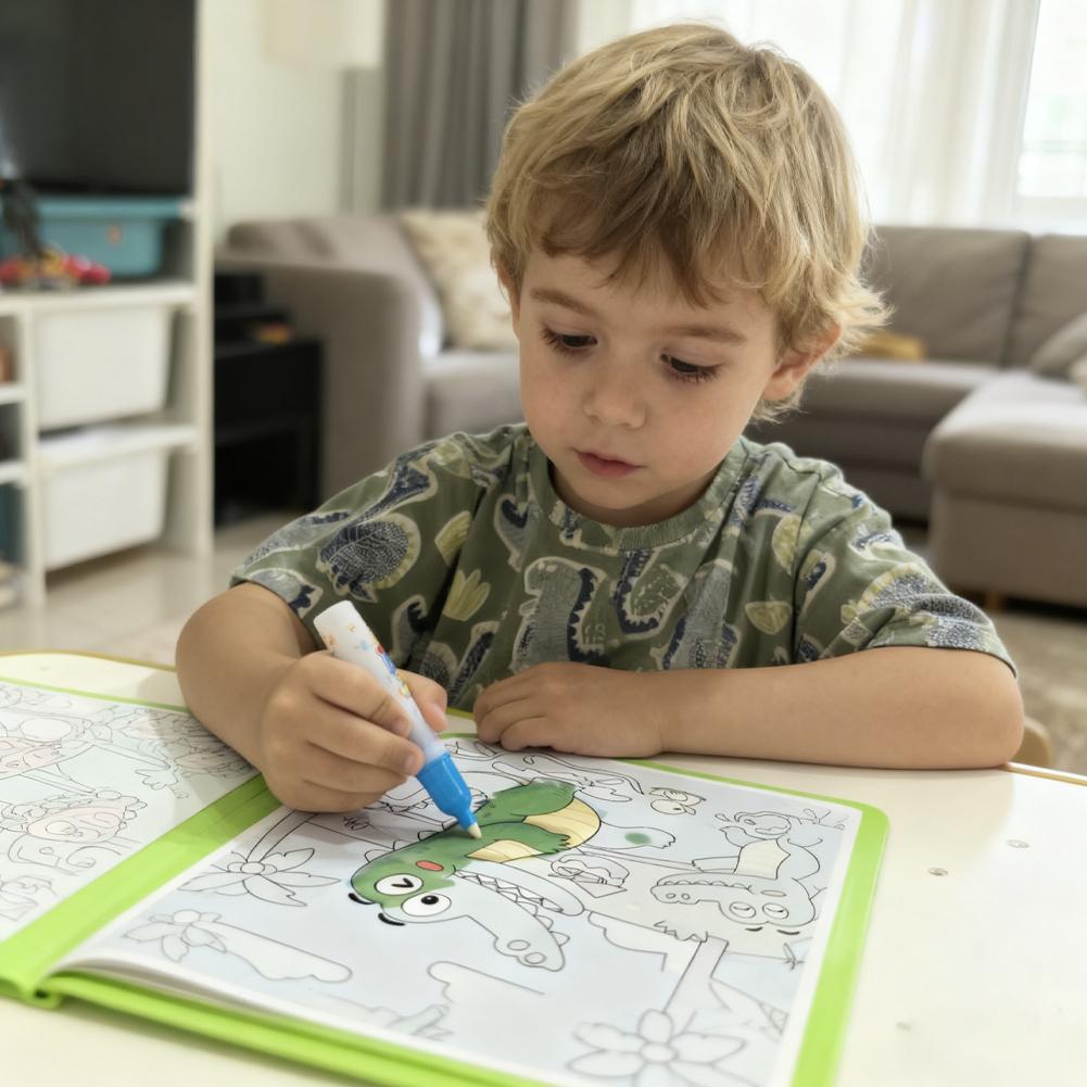 Magic Water Drawing Book DIY D - огляд і ціна Reusable Water Magic Coloring Book