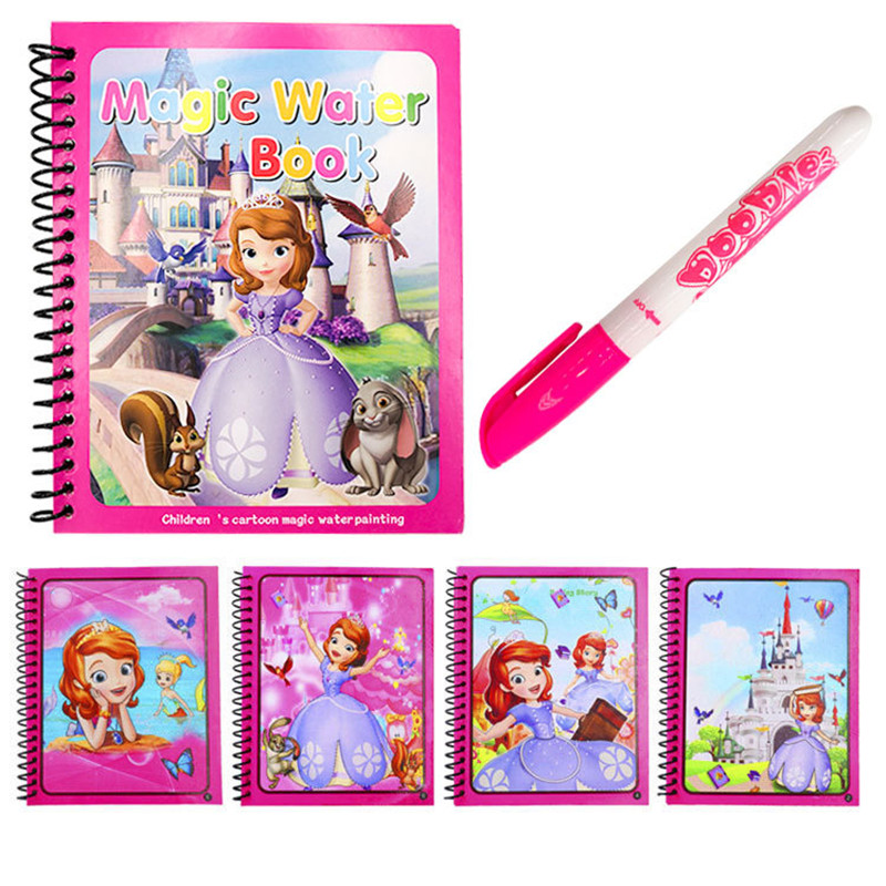 Disney Minnie Mickey water pai - огляд і ціна Reusable Water Magic Coloring Book