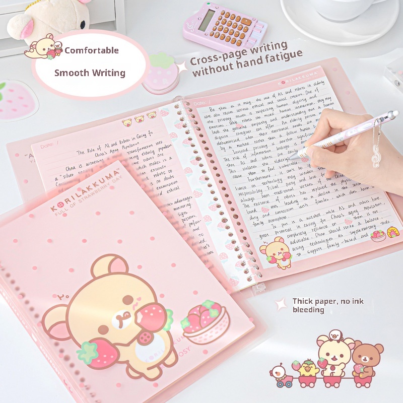 Rosyposy Korilakkuma Strawberr - огляд і ціна Blank Sheet Music Notebook
