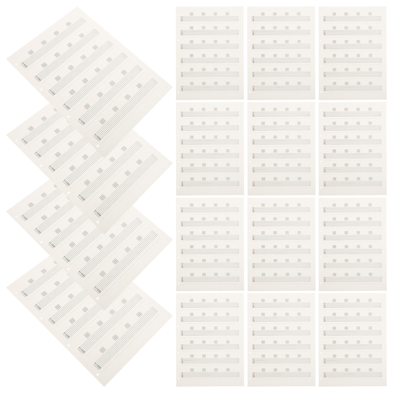 85Pcs Portable Blank Music She - огляд і ціна Blank Sheet Music Notebook