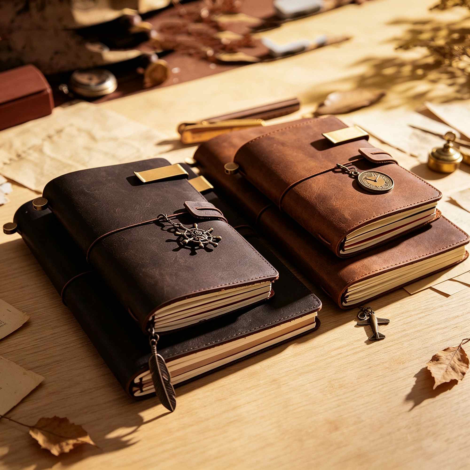 Crazy Horse Leather Travel Jou - огляд і ціна Vintage Leather Journal Notebook